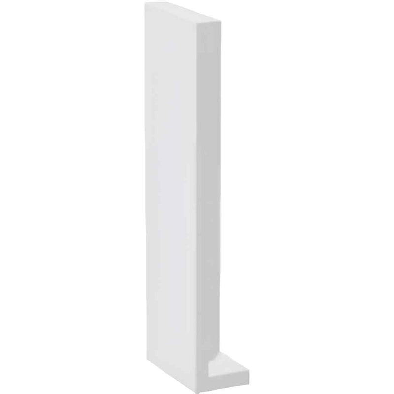 FreeFoam Magnum Square Leg Fascia Board, White: 4.8m 150MM x 9MM