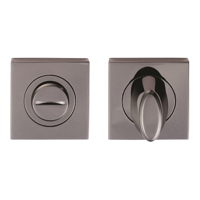 Turn & Release - 5Mm Spindle - Square Rose - Black Nickel 52MM