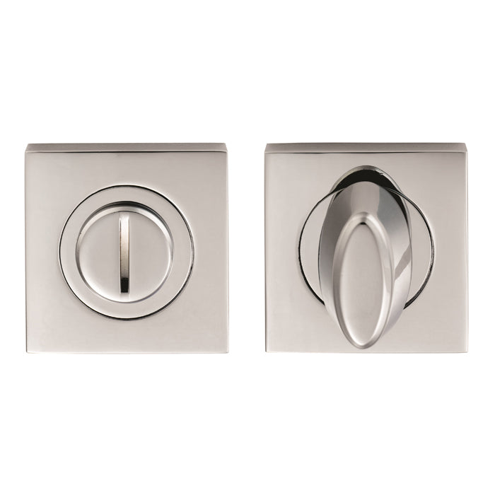 Turn & Release - 5Mm Spindle - Square Rose - Polished Chrome 52MM