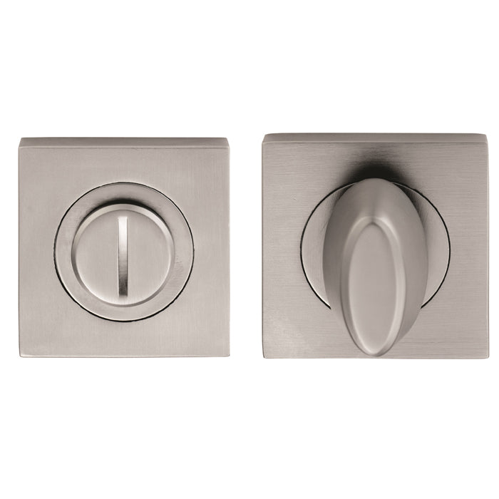 Turn & Release - 5Mm Spindle - Square Rose - Satin Chrome 52MM