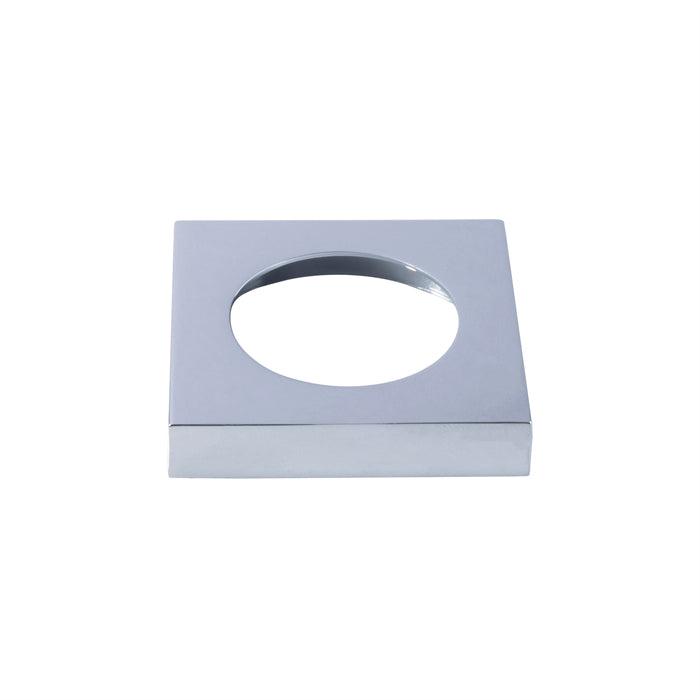 Square Szm Outer Rose Cover Pack - Polished Chrome