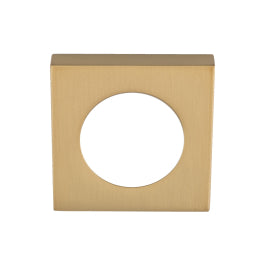 Square Szm Outer Rose Cover Pack - Satin Brass