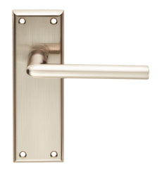 Dieci Lever On Face-Fix Backplate - Latch - Satin Nickel