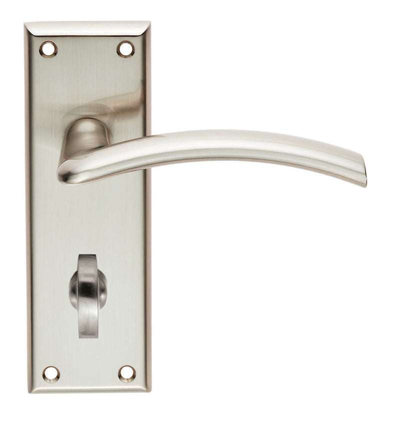Trenta Lever On Face-Fix Backplate - Bathroom 57Mm - Satin Nickel