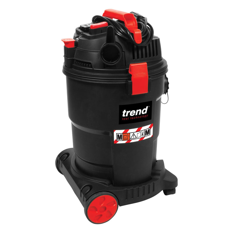 T33A/EURO - 1200W Wet & Dry M-Class Dust Extractor 230V EU