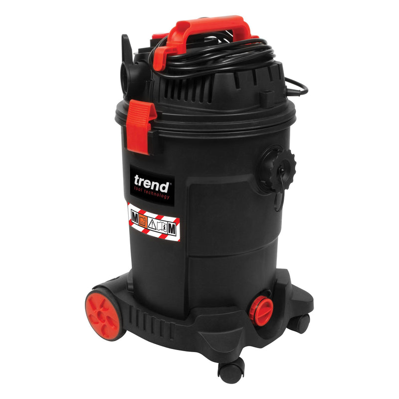 T33A/EURO - 1200W Wet & Dry M-Class Dust Extractor 230V EU