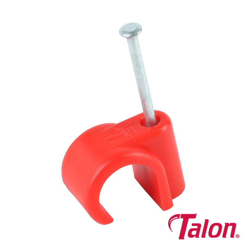 Nail In Pipe Clips White