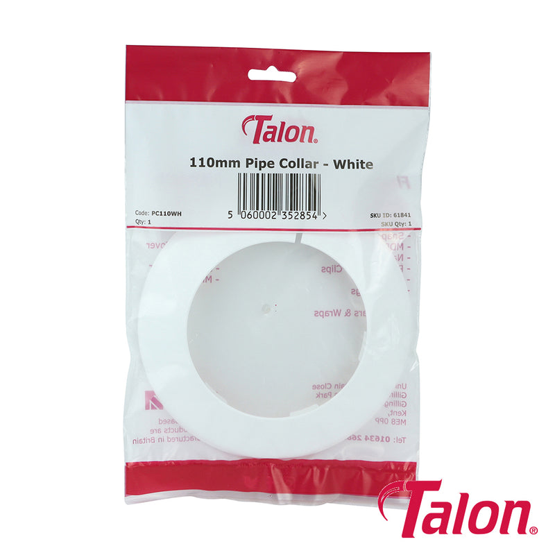 Talon Pipe Collar Black - 110mm