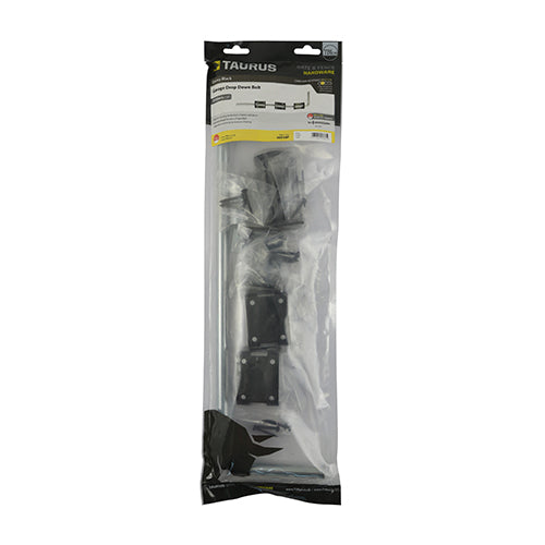 TIMCO Garage Drop Down Bolt Black - 12"