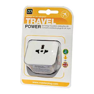Masterplug Universal to UK Travel Adaptor