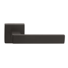 Techna Lever On Concealed Fix Square Rose Nero (Matt Black) - Matt Black