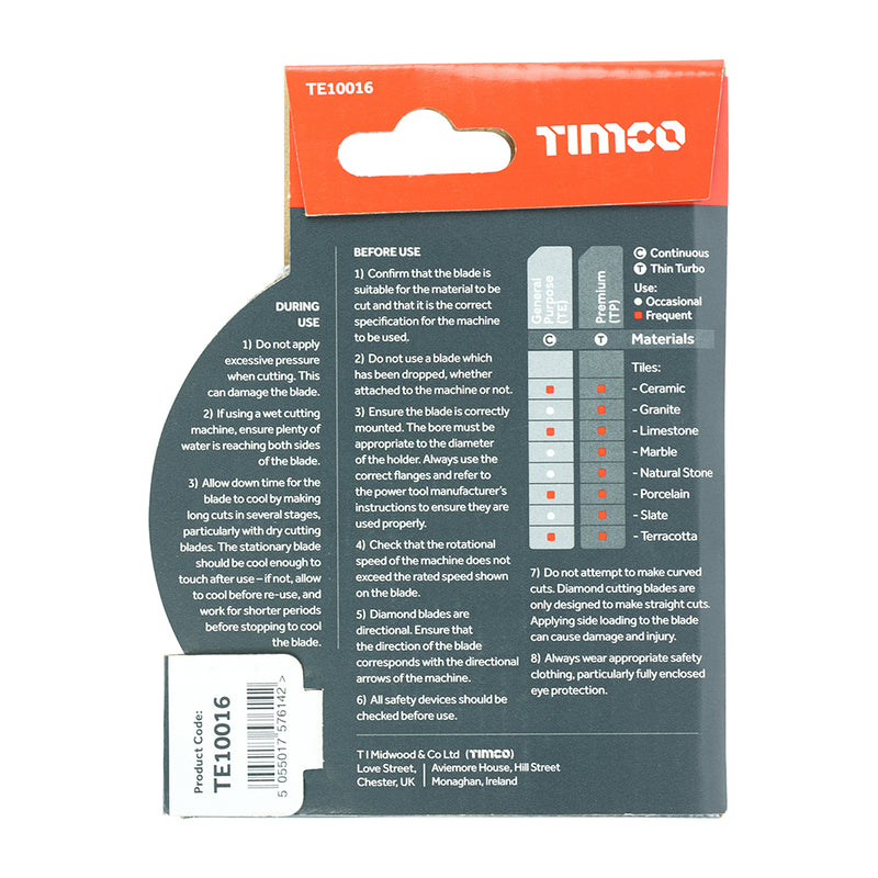 TIMCO General Purpose Tile & Ceramic Blade