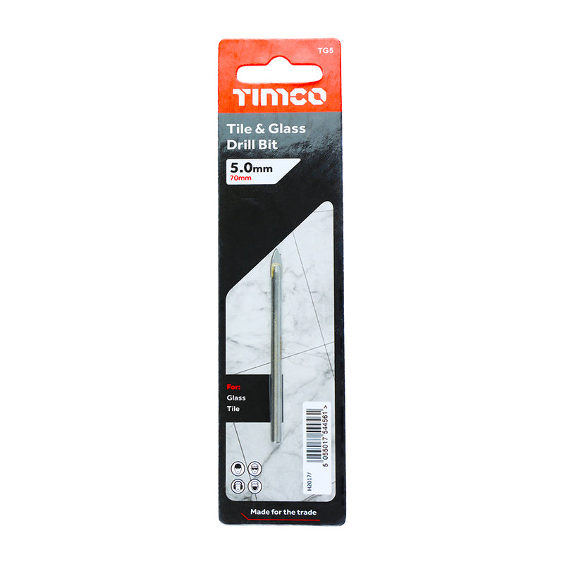 TIMCO TCT Tile & Glass Bits - 10.0mm