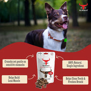 The Buffalo Co. Buffalo Lung Steaks for Dogs 100g - 3827 - Natural Dog Treat