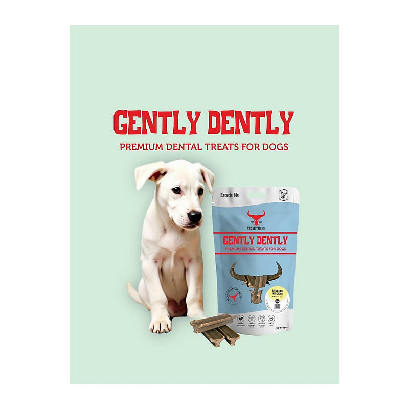 The Buffalo Co. Gently Dently Dog Treats (Chicken) - Vegan, Gluten Free - 3020