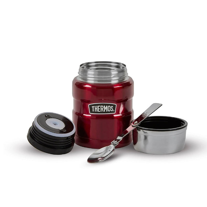 Thermos GTB Stainless King Food Flask Red 470ml