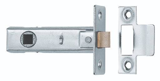 76Mm Tubular Latch - 8Mm Follower - Nickel Plated - Nickel Plated 76mm