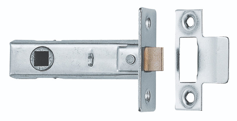 76Mm Tubular Latch - 8Mm Follower - Nickel Plated - Nickel Plated 76mm