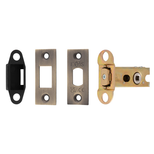 64Mm Heavy Duty Deadbolt - 5Mm Follower - Square - Antique Brass