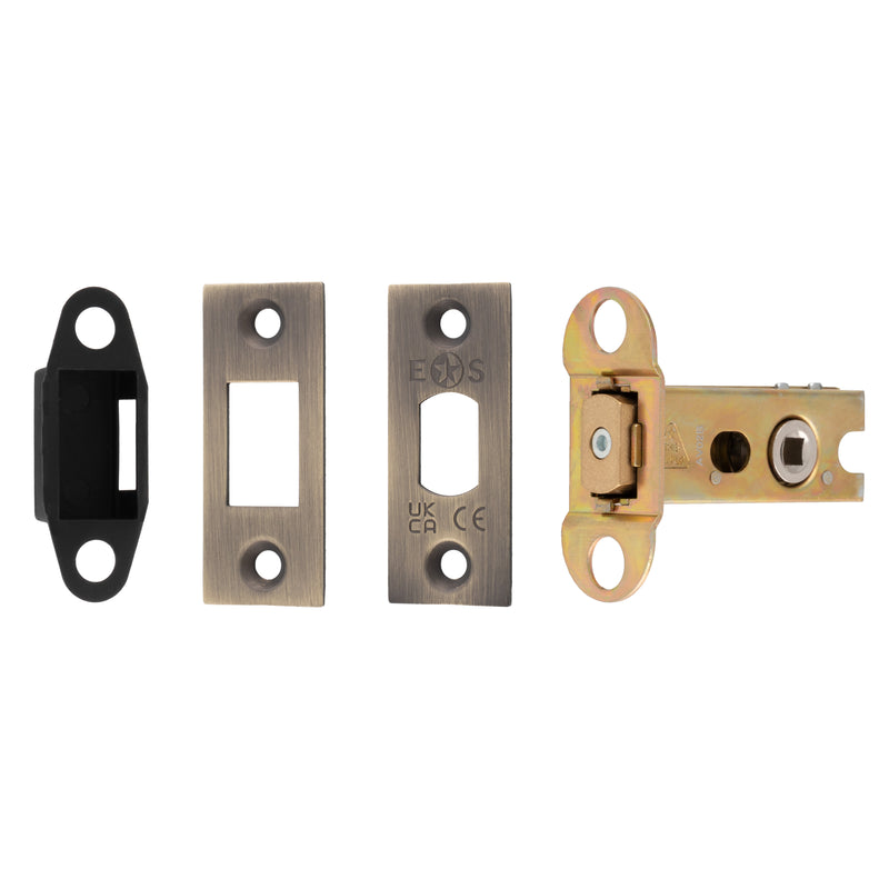 64Mm Heavy Duty Deadbolt - 5Mm Follower - Square - Antique Brass