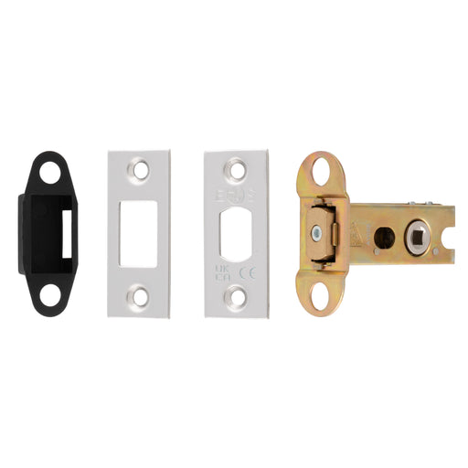 64Mm Heavy Duty Deadbolt - 5Mm Follower - Square - Bright Stainless Steel