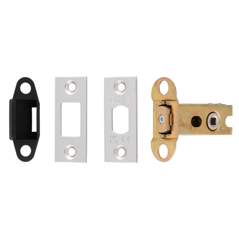 64Mm Heavy Duty Deadbolt - 5Mm Follower - Square - Bright Stainless Steel