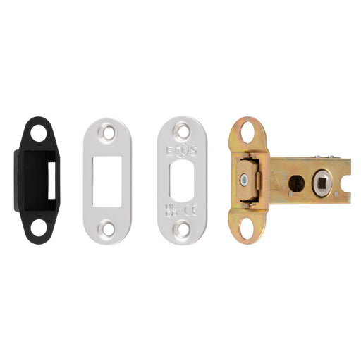 64Mm Heavy Duty Deadbolt - 5Mm Follower - Radius - Polished Stainless Steel