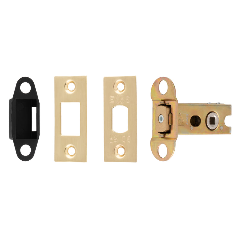 64Mm Heavy Duty Deadbolt - 5Mm Follower - Square - Satin Brass