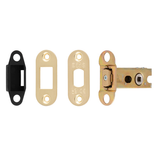 64Mm Heavy Duty Deadbolt - 5Mm Follower - Radius - Satin Brass