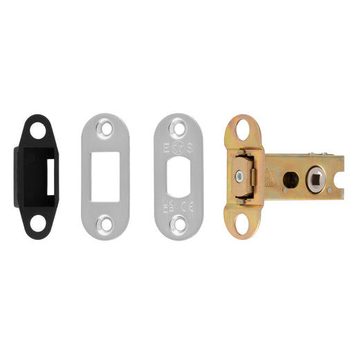 64Mm Heavy Duty Deadbolt - 5Mm Follower - Radius - Satin Stainless Steel