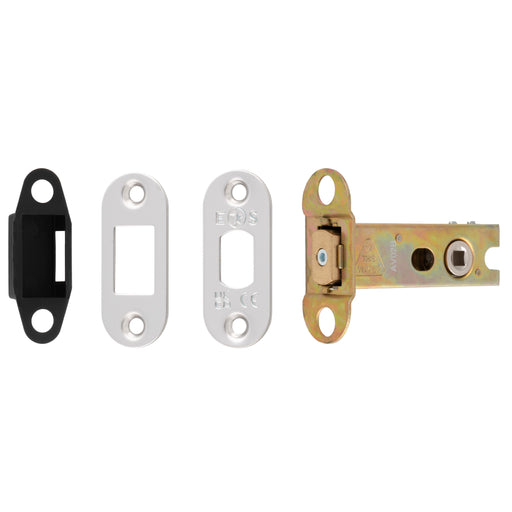 76Mm Heavy Duty Deadbolt - 5Mm Follower - Radius - Polished Stainless Steel