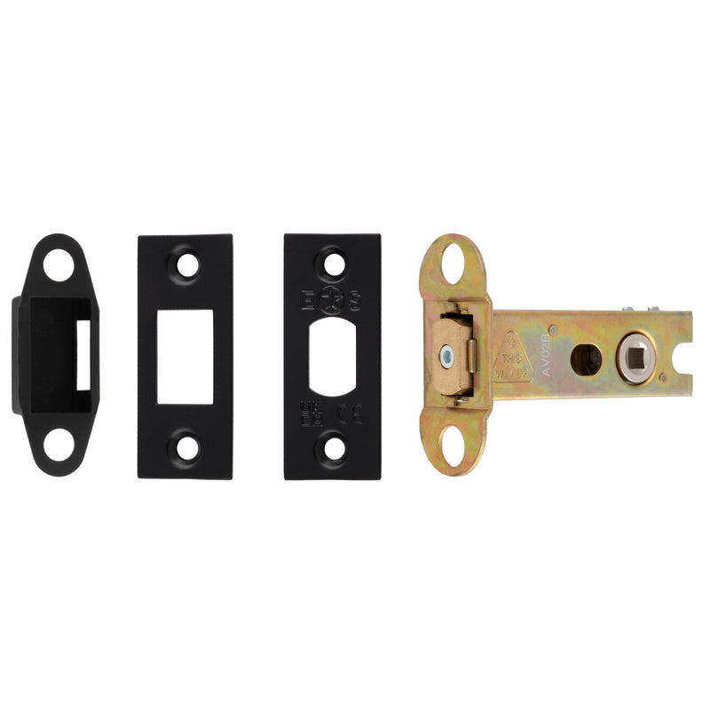 76Mm Heavy Duty Deadbolt - 5Mm Follower - Square - Matt Black