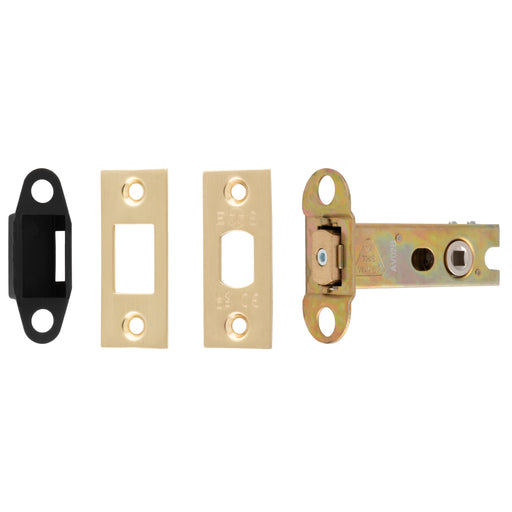 76Mm Heavy Duty Deadbolt - 5Mm Follower - Square - Satin Brass