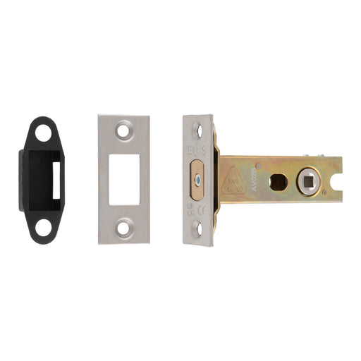 76Mm Heavy Duty Deadbolt - 5Mm Follower - Square - Satin Stainless Steel