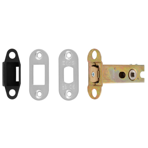 76Mm Heavy Duty Deadbolt - 5Mm Follower - Radius - Satin Stainless Steel