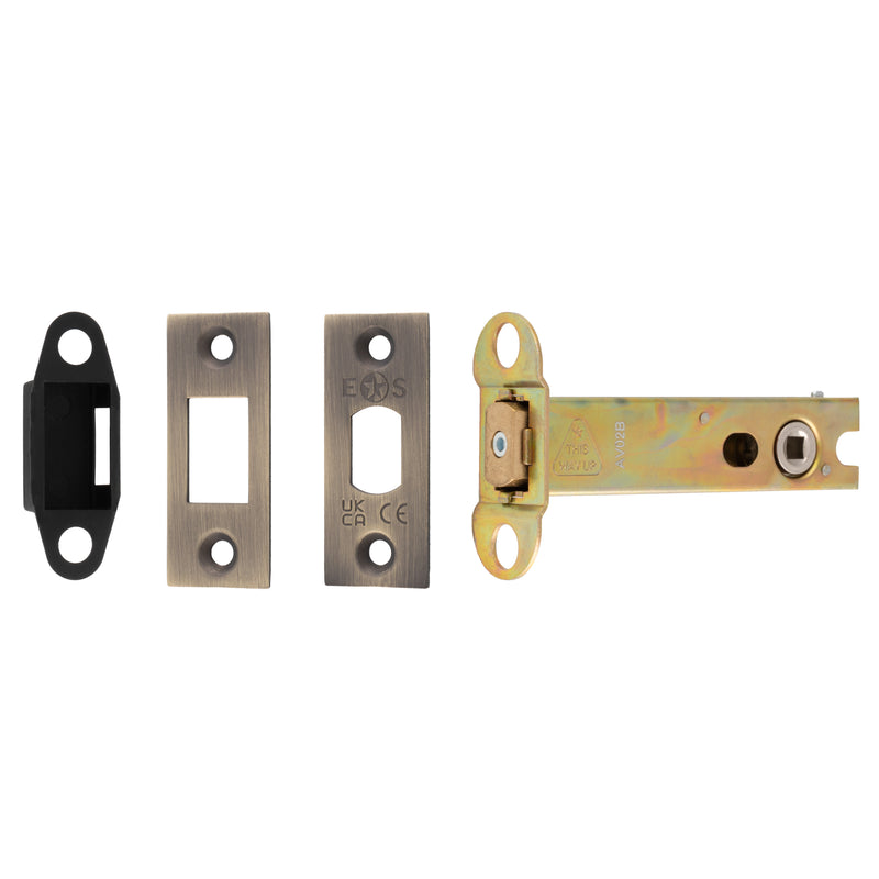 102Mm Heavy Duty Deadbolt - 5Mm Follower - Square - Antique Brass