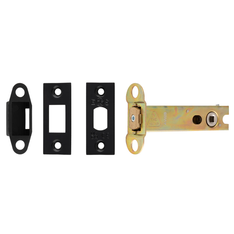 102Mm Heavy Duty Deadbolt - 5Mm Follower - Square - Matt Black