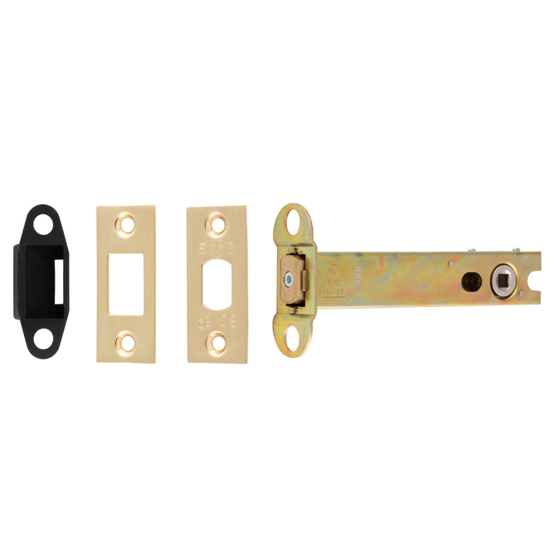 127Mm Heavy Duty Deadbolt - 5Mm Follower - Square - Satin Brass