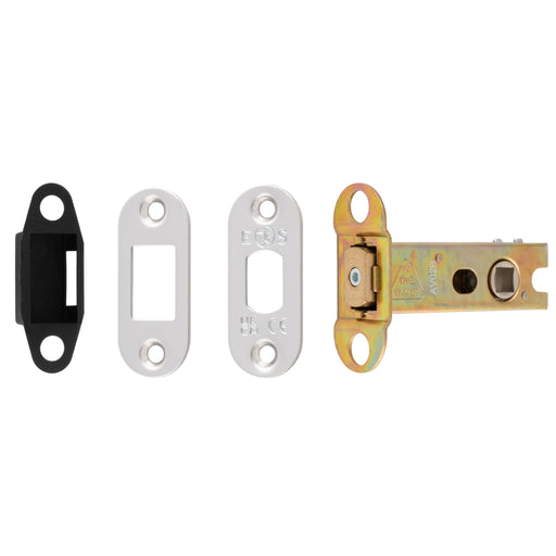 76Mm Heavy Duty Deadbolt - 8Mm Follower - Radius - Polished Stainless Steel