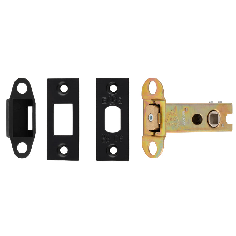 76Mm Heavy Duty Deadbolt - 8Mm Follower - Square - Matt Black