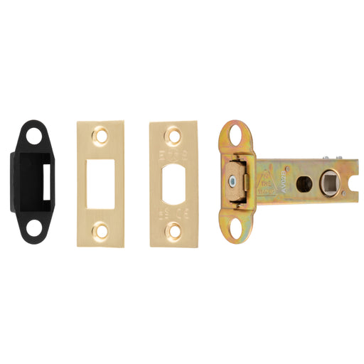 76Mm Heavy Duty Deadbolt - 8Mm Follower - Square - Satin Brass