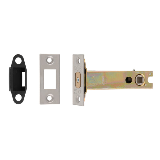 102Mm Heavy Duty Deadbolt - 8Mm Follower - Square - Satin Stainless Steel