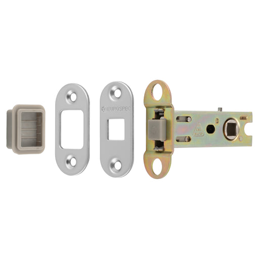 76Mm Tubular Magnetic Catch - 8Mm Follower - Radius - Bright Stainless Steel 77MM
