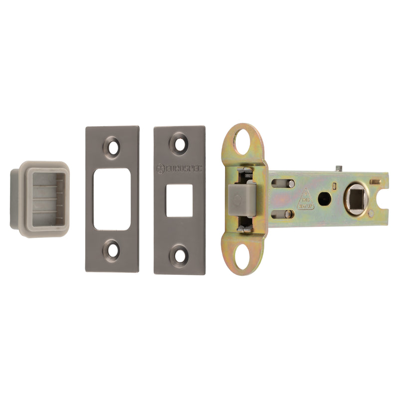 76Mm Tubular Magnetic Catch - 8Mm Follower - Square - Matt Bronze