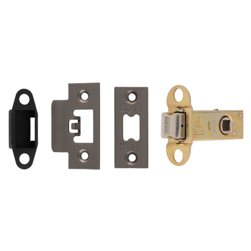 64Mm Heavy Duty Tubular Latch - 8Mm Follower - Square - Matt Bronze