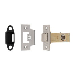 64Mm Heavy Duty Tubular Latch - 8Mm Follower - Square - Satin Stainless Steel