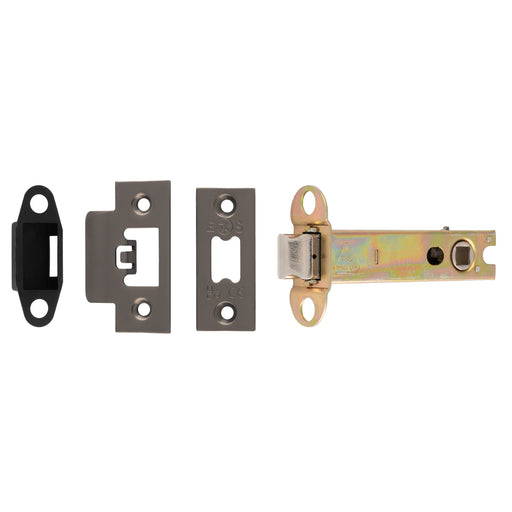 102Mm Heavy Duty Tubular Latch - 8Mm Follower - Square - Matt Bronze