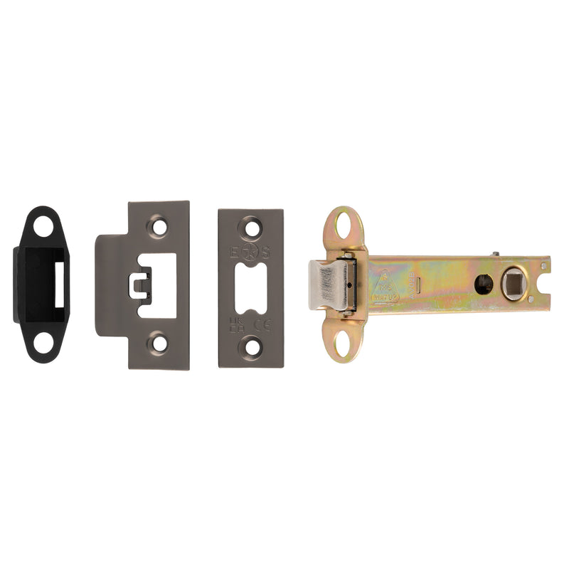 102Mm Heavy Duty Tubular Latch - 8Mm Follower - Square - Matt Bronze