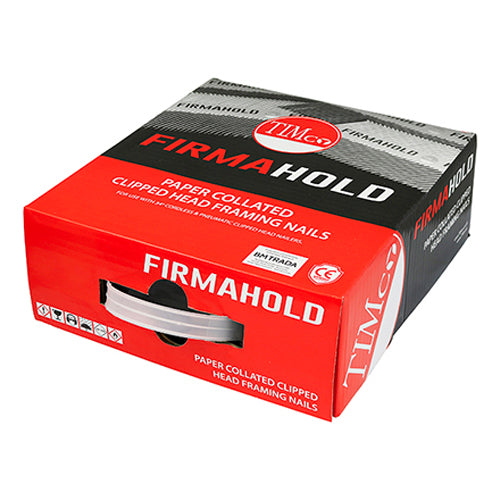 TIMCO FirmaHold Collated Clipped Head Ring Shank Bright Nails