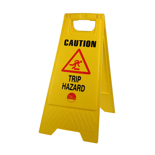 TIMCO Caution Slippery Surface A-Frame Safety Sign